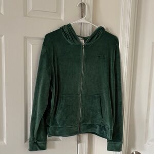 PINK VS Emerald Velour Jacket